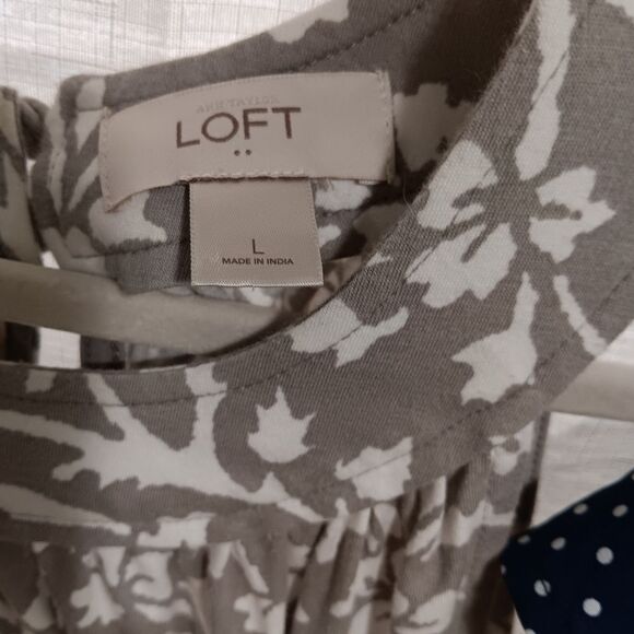 Bundle of 3 dresses. Seeing,  loft, & HYFVE (L), EUC - Picture 5 of 7